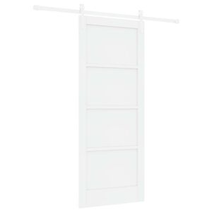 vidaXL Cs&uacute;sz&oacute; ajt&oacute; 83 x 202 cm T&ouml;m&ouml;r Fenyőfa Feh&eacute;r