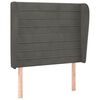 vidaXL s&ouml;t&eacute;tsz&uuml;rke b&aacute;rsony fejt&aacute;mla sz&aacute;rnyakkal 93 x 23 x 118/128 cm