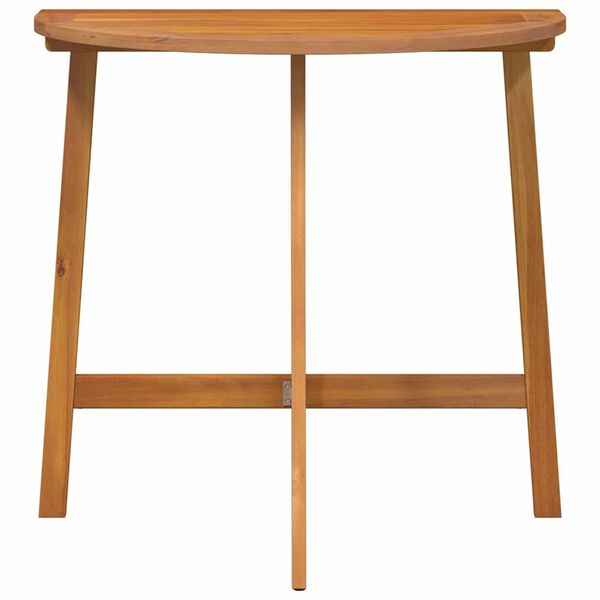 vidaXL Kerti Asztal Barna 78 x 46 x 75 cm Tömör akácfa