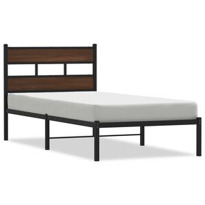 vidaXL barna t&ouml;lgy sz&iacute;nű fejt&aacute;ml&aacute;s &aacute;gykeret matrac n&eacute;lk&uuml;l 75 x 190 cm