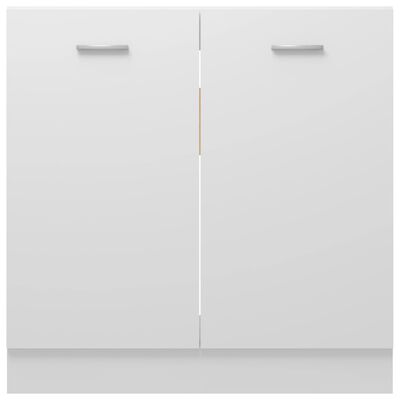 vidaXL fehér forgácslap mosogató alsószekrény 80 x 46 x 81,5 cm