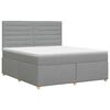 vidaXL Boxspring &aacute;gy matraccal Vil&aacute;gossz&uuml;rke 140 x 190 cm Sz&ouml;vet