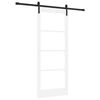 vidaXL Cs&uacute;sz&oacute; ajt&oacute; ORKDAL Feh&eacute;r &eacute;s fekete 83 x 202 cm
