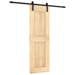 vidaXL Cs&uacute;sz&oacute; ajt&oacute; 70 x 210 cm Szil&aacute;rd Fenyőfa (Nem Kezelt)