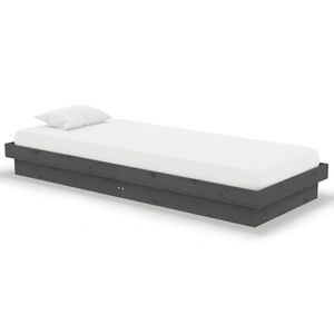 vidaXL Small Single sz&uuml;rke t&ouml;m&ouml;r fa &aacute;gykeret 75 x 190 cm