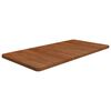 vidaXL s&ouml;t&eacute;tbarna kezelt t&ouml;m&ouml;r fa f&uuml;rdőszobai pult 100x50x2,5 cm