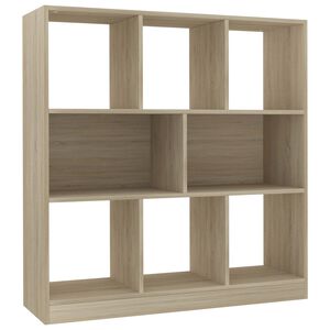 vidaXL sonoma t&ouml;lgy sz&iacute;nű szerelt fa k&ouml;nyvszekr&eacute;ny 97,5x29,5x100 cm