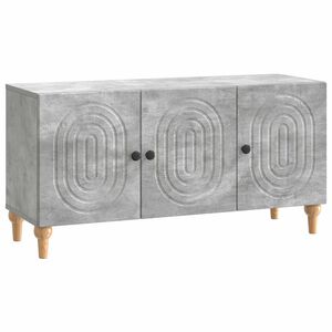 vidaXL TV szekr&eacute;ny 99 x 34,5 x 50 cm Betonsz&uuml;rke Szerelt Fa