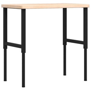 vidaXL t&ouml;m&ouml;r t&ouml;lgyfa n&eacute;gysz&ouml;g alak&uacute; munkapad 100 x 60 x (73-99,5) cm