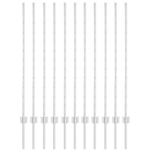 vidaXL Be&aacute;gyazott ker&iacute;t&eacute;soszlop 11 db Ez&uuml;st 160 cm Porsz&oacute;rt ac&eacute;l