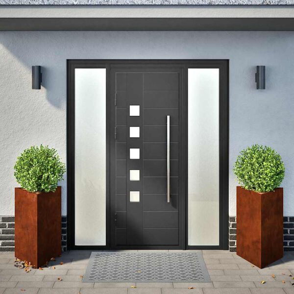 vidaXL Kerti n&ouml;v&eacute;nytart&oacute;k 2 db h&aacute;romsz&ouml;gletű időj&aacute;r&aacute;s&aacute;ll&oacute; ac&eacute;lb&oacute;l