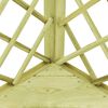 vidaXL impregn&aacute;lt fenyőfa kerti sarokpergola 130 x 130 x 197 cm