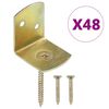vidaXL 48 db L alak&uacute; horganyzott f&eacute;m ker&iacute;t&eacute;spaneltart&oacute;