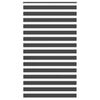 vidaXL zebraf&uuml;gg&ouml;nnyel fekete sz&ouml;vetsz&eacute;less&eacute;g 115,9 cm poli&eacute;szter