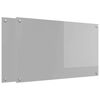 vidaXL Konyhai h&aacute;tfal 2 db Vil&aacute;gossz&uuml;rke 100 x 60 cm edzett &uuml;veg