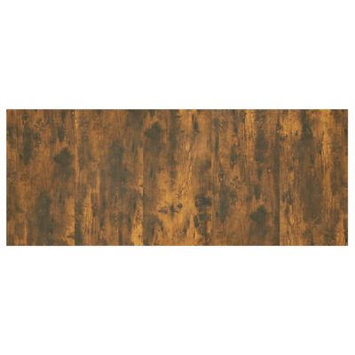 vidaXL füstös tölgy színű szerelt fa ágyfejtámla 200x1,5x80 cm