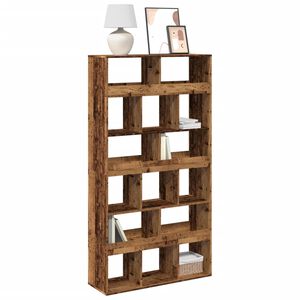 vidaXL antik fa sz&iacute;nű szerelt fa k&ouml;nyvespolc 100 x 33 x 187,5 cm