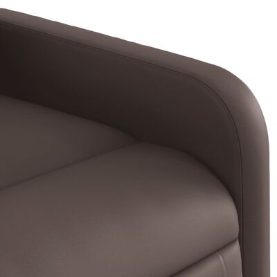 vidaXL elektromos barna műbőr felállást segítő dönthető fotel