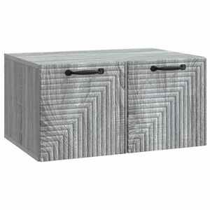 vidaXL Fali TV szekr&eacute;ny Sz&uuml;rke Sonoma 59,5 x 41 x 30 cm Szerelt Fa