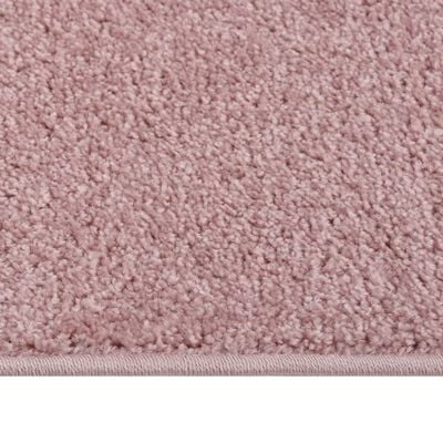 vidaXL rózsaszín rövid szálú szőnyeg 80 x 150 cm
