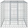vidaXL Gabion emelt &aacute;gy Ez&uuml;st 100 x 60 x 55 cm Horganyzott ac&eacute;l