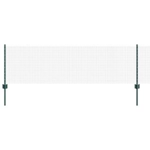 vidaXL Hegesztett dr&oacute;tker&iacute;t&eacute;s oszlopokkal 100 x 0,6 m Z&ouml;ld H&aacute;l&oacute;