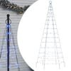 vidaXL k&eacute;k LED kar&aacute;csonyfa 200 LED 180 cm