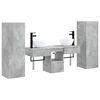 vidaXL F&uuml;rdőszoba b&uacute;tor szett 5 db Betonsz&uuml;rke 33 x 34,5 x 100 cm