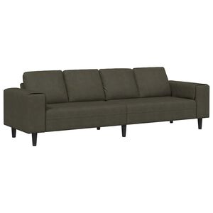 vidaXL Nappali Kanap&eacute; Katonai z&ouml;ld 250 x 77 x 76 cm