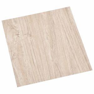 vidaXL &Ouml;ntapad&oacute;s Padl&oacute; Panelek Vil&aacute;gosbarna &eacute;s Feh&eacute;r 30,5 x 30,5 cm
