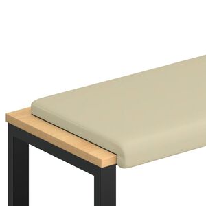 vidaXL Padp&aacute;rna Műbőr Kr&eacute;msz&iacute;nű M&eacute;ret: 35 cm m&eacute;ly