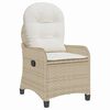 vidaXL Fotel &aacute;gy p&aacute;rn&aacute;val B&eacute;zs 56 x 66 x 95 cm polirattan