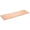 vidaXL vil&aacute;gosbarna kezelt t&ouml;m&ouml;r t&ouml;lgyfa asztallap 180x60x(2-4) cm