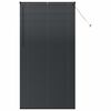 vidaXL Zsalug&aacute;ter Redőny&ouml;k Fekete 220 x 115 cm Alum&iacute;nium