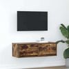vidaXL f&uuml;st&ouml;s t&ouml;lgy sz&iacute;nű szerelt fa TV-szekr&eacute;ny 80x31x25,5 cm