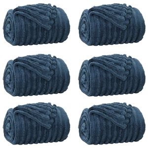 vidaXL Takar&oacute;k 6 db S&ouml;t&eacute;tk&eacute;k 200 x 150 cm 4.75 kg Gyapj&uacute;