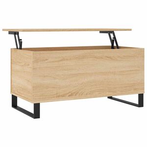 vidaXL sonoma t&ouml;lgy sz&iacute;nű szerelt fa doh&aacute;nyz&oacute;asztal 90x44,5x45 cm