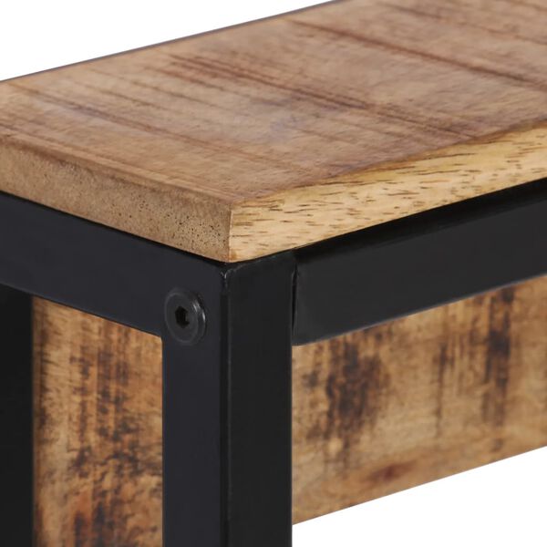 vidaXL t&ouml;m&ouml;r nyers mang&oacute;fa fogas 87x10x27 cm