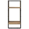 vidaXL Fali polc k&eacute;szlet 4 pcs Artisan t&ouml;lgy 65 x 25 x 30 cm Faanyag