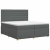 vidaXL Boxspring &aacute;gy matraccal S&ouml;t&eacute;tsz&uuml;rke 200 x 200 cm Sz&ouml;vet