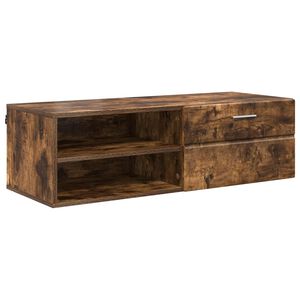 vidaXL F&aacute;b&oacute;l K&eacute;sz&uuml;lt Szekr&eacute;ny F&uuml;st&ouml;lt t&ouml;lgy 100,5 x 39 x 30 cm Faanyag