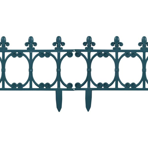 vidaXL 16 db z&ouml;ld polipropil&eacute;n gyepszeg&eacute;ly 10 m