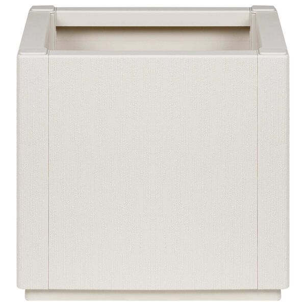 vidaXL Vir&aacute;gbox Feh&eacute;r 36 x 36 x 35 cm Műanyag