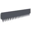 vidaXL Fűszeg&eacute;lyez&eacute;s 20 pcs 103 x 25 cm f&eacute;m Antracitsz&uuml;rke