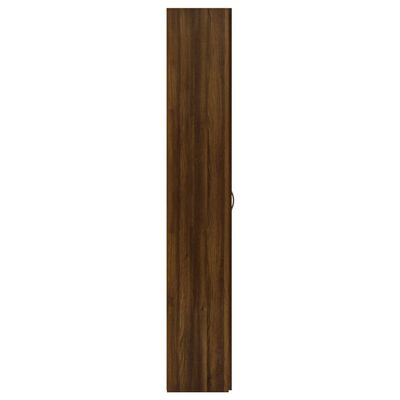 vidaXL barna tölgy színű szerelt fa irodaszekrény 60 x 32 x 190 cm