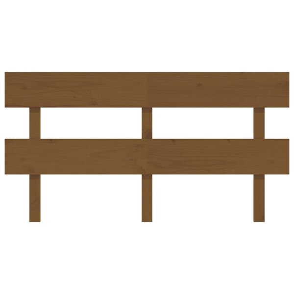 vidaXL m&eacute;zbarna t&ouml;m&ouml;r fenyőfa &aacute;gyfejt&aacute;mla 154x3x81 cm