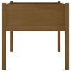vidaXL 2 db mézbarna tömör fenyőfa kerti virágtartó 70 x 70 x 70 cm