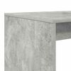 vidaXL Asztal polcokkal Beton Szürke 108 x 55 x 103.5 cm Faanyag