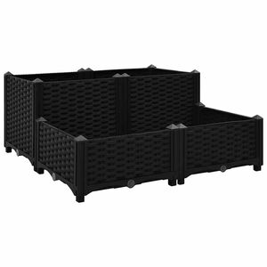 vidaXL polipropil&eacute;n magas&aacute;gy&aacute;s 80 x 80 x 38 cm