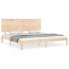 vidaXL t&ouml;m&ouml;r fenyőfa &aacute;gy matrac n&eacute;lk&uuml;l 200 x 200 cm